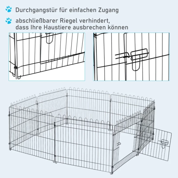  Puppy Outlet Puppy Hek Box Buitenverblijf Puppy Rooster 5 Afmetingen (afmetingen: 71x61cm) 6