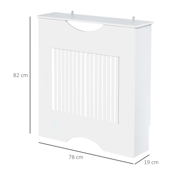  Radiator Cover, Heater Cover, Cover, MDF, Wit, 78 X 19 X 82cm 3