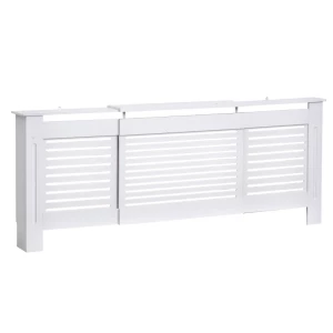  Radiator Cover, Heater Cover Radiator Cover Verstelbaar Wit 139-208.5 X 20.5 X 82.5 Cm 1