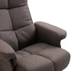  Relaxfauteuil Massagestoel Met Voetenbank Opbergruimte Ligfunctie TV-stoel Met Massagefunctie TV-stoel 145° Helling Polyester Bruin 80 X 86 X 99 Cm 8