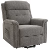  Relaxfauteuil Met Opstahulp Incl. Afstandsbediening, Voetsteun, Staalgrijs 11