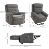  Relaxfauteuil Met Opstahulp Incl. Afstandsbediening, Voetsteun, Staalgrijs 3