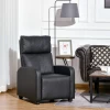  Relaxfauteuil Relaxfauteuil TV-fauteuil Fauteuil Met Ligfunctie Imitatieleer (zwart) 2