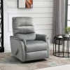  Relaxfauteuil Relaxfauteuil TV-fauteuil Met Wipfunctie Enkele Bank 140° Kantelbare TV-fauteuil Polyester Grijs 80 X 102 X 100 Cm 2