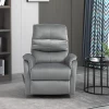  Relaxfauteuil Relaxfauteuil TV-fauteuil Met Wipfunctie Enkele Bank 140° Kantelbare TV-fauteuil Polyester Grijs 80 X 102 X 100 Cm 4