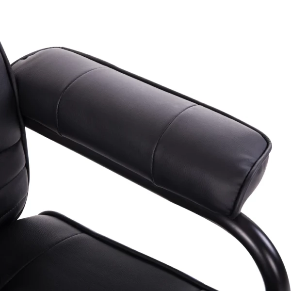  Relaxligstoel Met Ligfunctie, Massagestoel, Tv-stoel, Tv-stoel Met Massagefunctie, Inclusief Kruk, Kunstleer, Zwart, 77 X 84 X 95 Cm 7