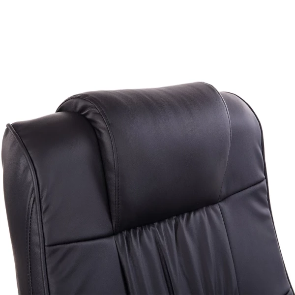  Relaxligstoel Met Ligfunctie, Massagestoel, Tv-stoel, Tv-stoel Met Massagefunctie, Inclusief Kruk, Kunstleer, Zwart, 77 X 84 X 95 Cm 8