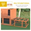  Ren Voor Kleine Dieren Te Openen Dak Dennenhout Oranje 180L X 90B X 48H Cm 6