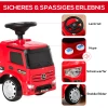  Ride-on Voertuig Ride-on Auto Baby Ride-on Kindervoertuig Gelicentieerd Door Mercedes ANTOS Vrachtwagenstijl Met Licht Voor Kinderen Van 12 Tot 36 Maanden Metaal PP Kunststof Rood + Zwart 62,5x28,5x45cm 5