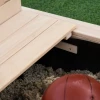  Sandpit Houten Zandbak Voor Tuin Zandbak Met Dak Felix Kinderzandbak Met Afneembaar Dak Verstelbare Rugleuning Dennenhout 3-7 Jaar 106 X 106 X 121 Cm Naturel 9