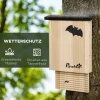  Set Van 3 Vleermuishuis Weerbestendig Tot 3 Vleermuizen Per Huis Behandeld Dennenhout Naturel + Zwart 5
