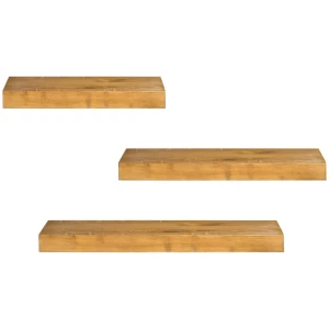  Set Van 3 Wandplanken, Modulair Reksysteem, Grenenhout, 50 X 18 X 3,6 Cm 1