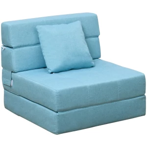  Slaapbank Slaapbank Eenpersoonsslaapbank Met Wasbaar Kussen Blauw 70cm X 70cm X 61cm 1