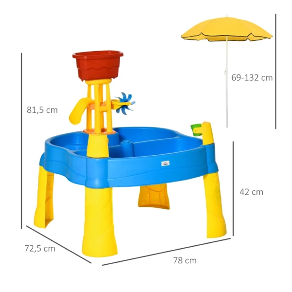  Speeltafelset Van 25 Stuks, Meerkleurig Kunststof 72,5 X 78 X 81,5 Cm 3