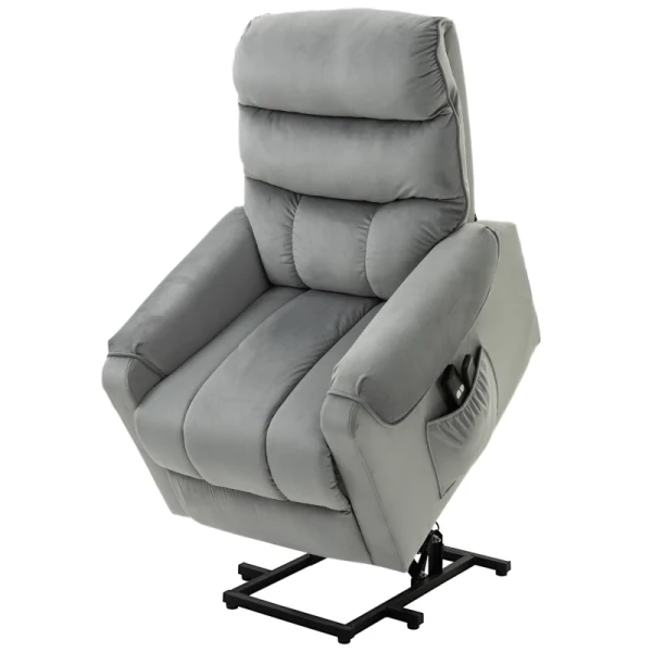  Stahulp Relaxstoel Elektrische Tv-stoel Met Massagefunctie Lichtgrijs 79 X 97 X 103 Cm 11
