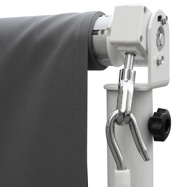  Standluifel Tuinluifel Met Knikarm Zwengel Patio Grijs 4x3m 9