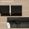  Stoffen Kledingkast Van Fleece, Opvouwbare Kledingkast, 1 Kledingroede, 9 Planken, 150 Cm X 43 Cm X 162,5 Cm, Zwart 5