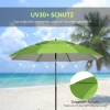  Strandparaplu, Parasol, Met Ventilatieopeningen, Inclusief Beschermhoes, Φ1.85, Groen 4