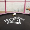  Trampoline Voor Kinderen Ø140 Cm Fitnesstrampoline Met Veiligheidsnet Randafdekking Rubber Touw Gepolsterd Indoor Outdoor Springen Tuintrampoline Staal Roze Tot 45 Kg 9