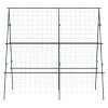  Trellis, Met Gewasbeschermingsnet, In Hoogte En Breedte Verstelbaar, Staal, Groen, 1,8 X 1 X 1,8 M 8