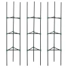  Trellis Set Van 3 Plant Trellis Modulair Ontwerp Buiten Binnen Staal Groen 38 X 38 X 182 Cm 1