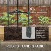  Trellis Set Van 3 Plant Trellis Modulair Ontwerp Buiten Binnen Staal Groen 38 X 38 X 182 Cm 6