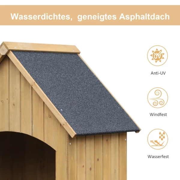  Tuinkast Houten Gereedschapsschuur Tuinhuis Gereedschapsschuur Gereedschapskast Houten Hut Zadeldak Bitumen Karton Geel 77,5 X 54,2 X 179,5 Cm 4