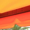  Tuinpaviljoen Partytent Partytent Met 4 X Zijwanden Weerbestendig Aluminium Polyester Oranje 3,9 X 2,9 X 2,7 M 8