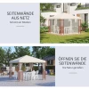  Tuinpaviljoen, Tot 15 Personen, Vouwdak, Horren, Stalen Frame, Beige, 296 X 296 X 260 Cm 4