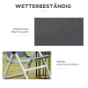  Tuinstoel Met Verstelbare Rugleuning, Alu+mesh, Zwart+zilver, 61 X 64 X 112 Cm 6