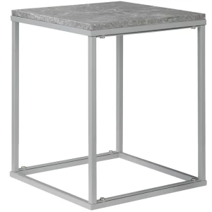  Tuintafel Bijzettafel Salontafel Buiten Binnen Met Metalen Frame Voor Tuinterras Balkon In Industrieel Design Stabiel Metaal Grijs 40 X 40 X 50 Cm 1