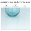  Tuintafel Metaal Glas 110 Cm X 70 Cm X 70 Cm 6