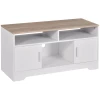  TV-meubel Modern Design; 3 Planken En 2 Kasten 105 Cm X 40 Cm X 52 Cm Naturel 1