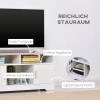  TV-meubel Modern Design; 3 Planken En 2 Kasten 105 Cm X 40 Cm X 52 Cm Naturel 4