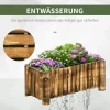  Verhoogd Bed Plantenbak Kruidenbed Plantenbed Groente Bloembed Bloemenbak, Vurenhout 78x35x30 Cm 5