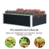  Verhoogd Bed, Plantenbak, Met Drainagefunctie, Bescherming Tegen Ongedierte, Kunststof, Grijs, 100 X 80 X 30 Cm 5