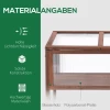  Verhoogd Bed Van Hout, Koude Frame, Kweektafel, Kruidenbed, Plantenbak Voor De Tuin, Balkon En Terras, Bruin Dennenhout, Printplaat, 90 X 50 X 93 Cm 4