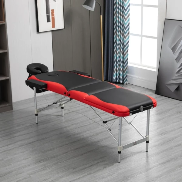  Verstelbare Massagetafel Aluminium Kunststof 215 Cm X 60 Cm X 84 Cm 2