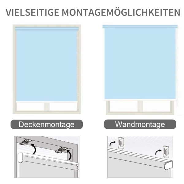  Verticale Luifel, Balkonluifel, Verticale Luifel, Windscherm, Zijrolgordijn, Inkijkbescherming Met Handslinger, Polyester Doek + Aluminium, Crème Wit, 100 X 140 Cm 4