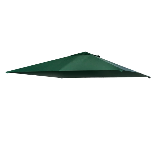  Vervangende Gazebo Luifel 8 Waterafvoergaten Eenvoudige Montage Polyester Groen 2.98m X 2.95m 11