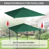  Vervangende Gazebo Luifel 8 Waterafvoergaten Eenvoudige Montage Polyester Groen 2.98m X 2.95m 7