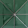  Vervangende Gazebo Luifel 8 Waterafvoergaten Eenvoudige Montage Polyester Groen 2.98m X 2.95m 9