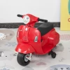  VESPA Elektrische Motorfiets Kindermotor Elektrisch Voertuig 18-36 Maanden 3 Km/h LED-licht Geluid PP Kunststof Metaal Rood 66,5 X 38 X 52 Cm 10