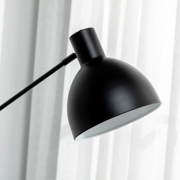  Vloerlamp In Industrieel Design, In Hoogte Verstelbaar, Vloerschakelaar; 30m X 30cm X 131cm Zwart 9