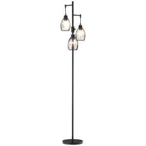  Vloerlamp In Industrieel Design Met 3 Lampenkappen 30 Cm X 30 Cm X 170,5 Cm Staal 1