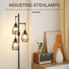 Vloerlamp In Industrieel Design Met 3 Lampenkappen 30 Cm X 30 Cm X 170,5 Cm Staal 5