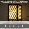  Vloerlamp In Modern Design, 2 Planken, Trekkettingschakelaar, 26 Cm X 26 Cm X 156 Cm, Zwart + Wit 7
