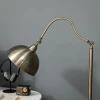  Vloerlamp In Vintage Design, Verstelbare Hoek, Messing Look, 42 ​​​​cm X 25,5 Cm X 152 Cm, Brons 8