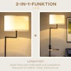  Vloerlamp Incl. Plank, Vloerlamp, Kettingtakel, E 27, 40 W, Bamboe, Naturel + Zwart 6