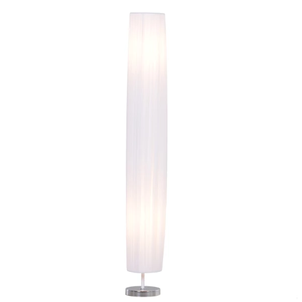 Vloerlamp Vloerlamp Vloerlamp Vloerlamp E27, RVS+polyester, Wit, Φ15x120cm 1